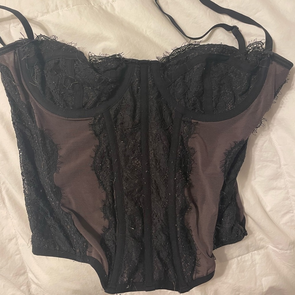 Urban corset black size medium